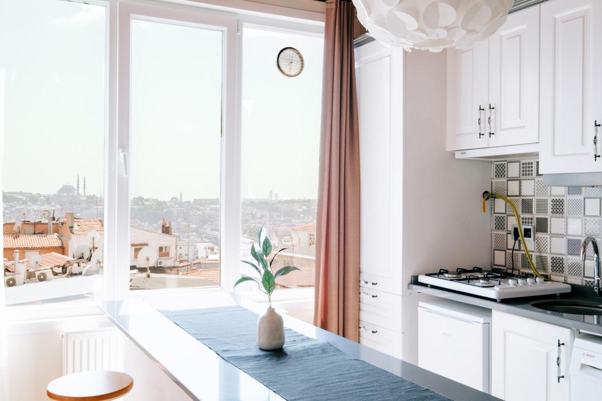 Flat W City View Near Galata Tower In Istiklal Ave Lejlighed Istanbul Eksteriør billede